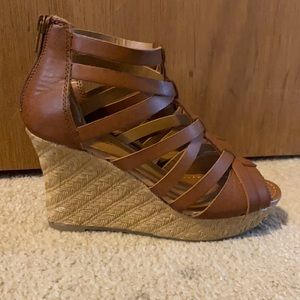 Only worn once! American Eagle wedges!